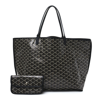 GOYARD Goyardine Reversible Anjou GM Black