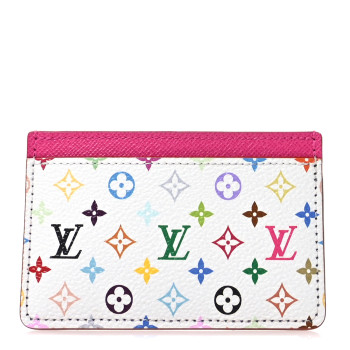 LOUIS VUITTON LV X TM Monogram Multicolor Card Holder Kawaii Pink