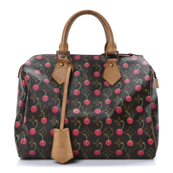 LOUIS VUITTON Monogram Cerises Speedy 25