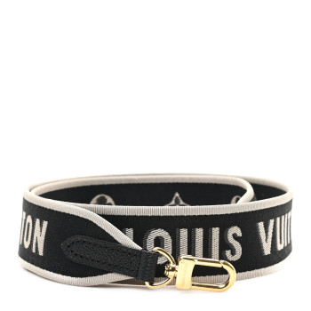 LOUIS VUITTON Jacquard Diane Shoulder Strap Black Ivory