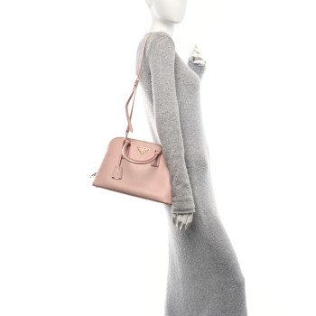 PRADA Saffiano Lux Medium Promenade Tote Orchidea