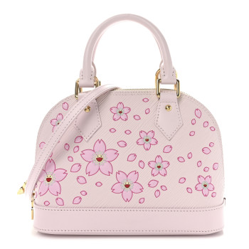LOUIS VUITTON LV X TM Epi Cherry Blossom Alma BB Pink