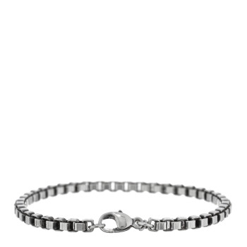 TIFFANY Sterling Silver 4mm Venetian Link Bracelet