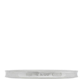 TIFFANY Sterling Silver Narrow 1837 Bangle Bracelet