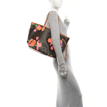 LOUIS VUITTON Monogram Roses Neverfull MM