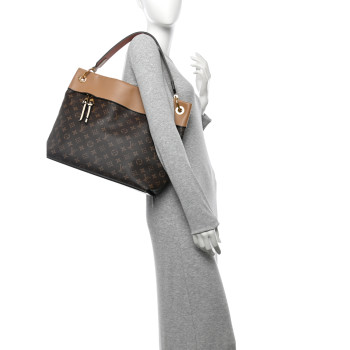 LOUIS VUITTON Monogram Tuileries Hobo Sesame Peach