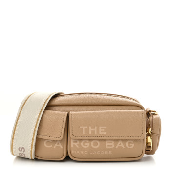 MARC JACOBS Calfskin The Cargo Bag Camel