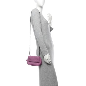 BOTTEGA VENETA Nappa Intrecciato Small Chain Crossbody Corot