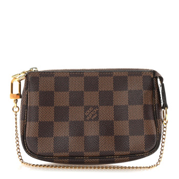 LOUIS VUITTON Damier Ebene Mini Pochette Accessories