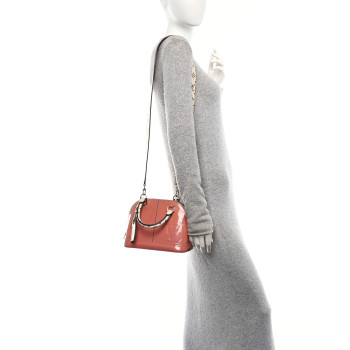 LOUIS VUITTON Patent Monogram Alma BB  Rose Blush