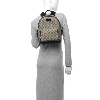 GUCCI GG Supreme Monogram Small Eden Day Backpack Black