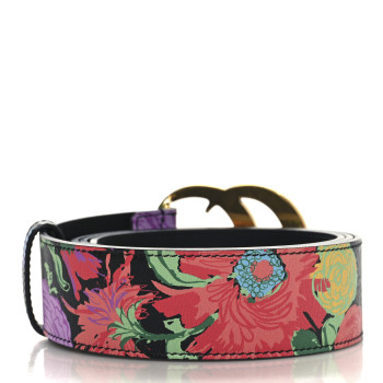GUCCI x Ken Scott Calfskin Double G 40mm Belt 100 40 Black Multicolor
