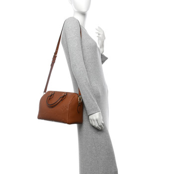 LOUIS VUITTON Empreinte Monogram Giant Speedy Bandouliere 25 Cognac