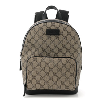 GUCCI GG Supreme Monogram Small Eden Day Backpack Black