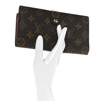 LOUIS VUITTON Monogram Continental French Purse Wallet
