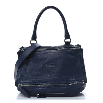 GIVENCHY Sugar Goatskin Medium Pandora Deep Blue