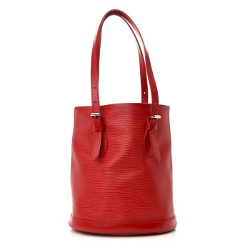 LOUIS VUITTON Epi Petit Bucket 23 Rouge