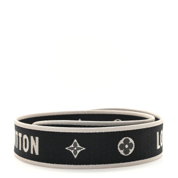 LOUIS VUITTON Jacquard Diane Shoulder Strap Black Ivory