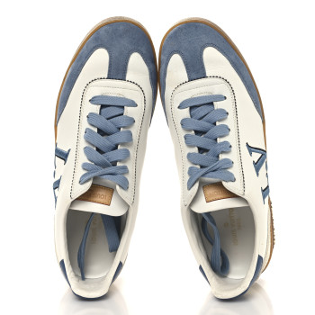 LOUIS VUITTON Calfskin Frontrow Sneakers 40 Blue