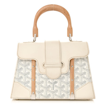 GOYARD Goyardine Structure Mini Saigon White