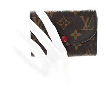 LOUIS VUITTON Monogram Rosalie Coin Purse Fuchsia