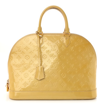 LOUIS VUITTON Vernis Alma GM Blanc Corail