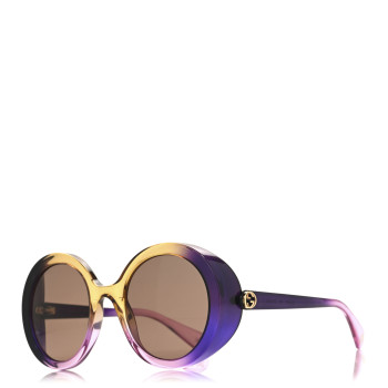 GUCCI Acetate Round GG Sunglasses GG0367S Purple