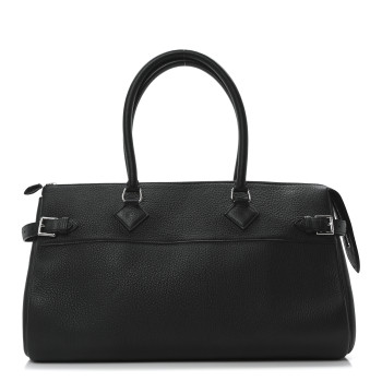 HERMES Taurillon Clemence Atlas 42 Black