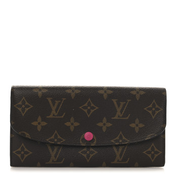 LOUIS VUITTON Monogram Emilie Wallet Hot Pink