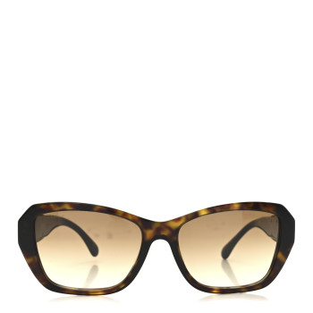 CHANEL Acetate CC Sunglasses 5516-A Tortoise