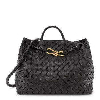 BOTTEGA VENETA Nappa Intrecciato Medium Andiamo Shoulder Bag Fondant