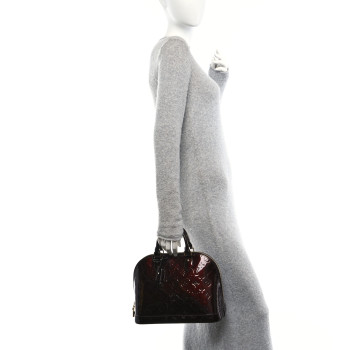 LOUIS VUITTON Vernis Alma PM Amarante