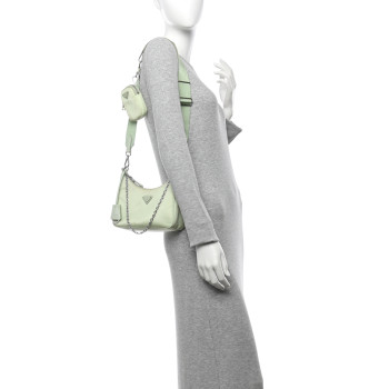 PRADA Re-Nylon Saffiano Re-Edition 2005 Shoulder Bag Acqua