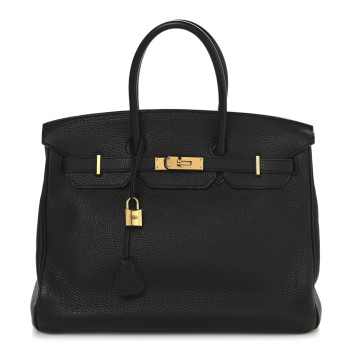 HERMES Togo Birkin 35 Black