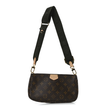 LOUIS VUITTON Monogram Multi Pochette Accessories Large Pochette  Kaki