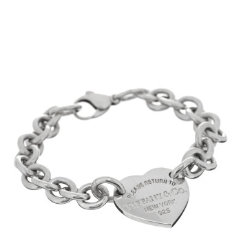 TIFFANY Sterling Silver Return to Tiffany Heart Tag Bracelet