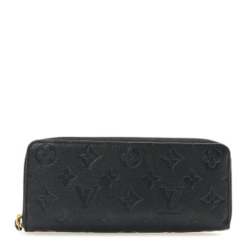 LOUIS VUITTON Empreinte Clemence Wallet Black