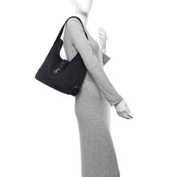 GUCCI Monogram Jackie O Hobo Black