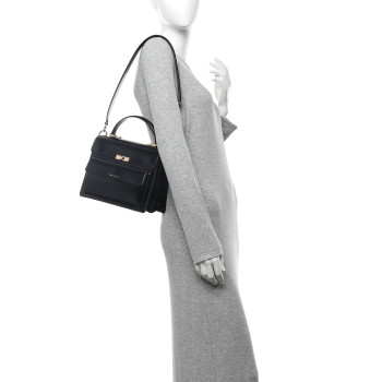 MARC JACOBS Shiny Calfskin Uptown Shoulder Bag Black