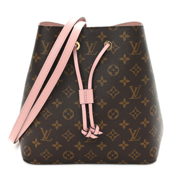 LOUIS VUITTON Monogram Neonoe MM Rose Poudre