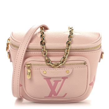 LOUIS VUITTON Empreinte Monogram Giant Mini Bumbag Gradient Pink