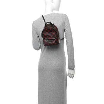LOUIS VUITTON Monogram Infrarouge Palm Springs Backpack Mini