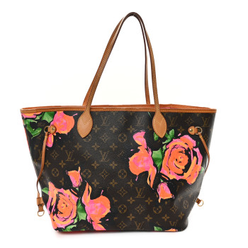 LOUIS VUITTON Monogram Roses Neverfull MM
