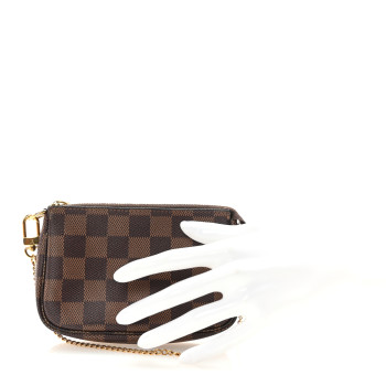 LOUIS VUITTON Damier Ebene Mini Pochette Accessories