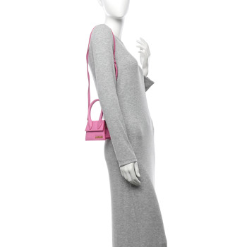 JACQUEMUS Grained Calfskin Le Chiquito Pink