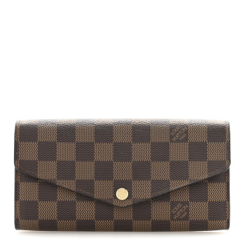 LOUIS VUITTON Damier Ebene Sarah Wallet NM