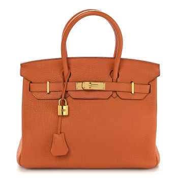 HERMES Fjord Birkin 30 Orange