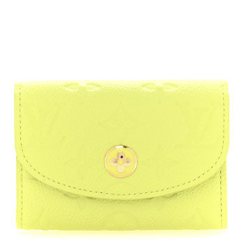 LOUIS VUITTON Empreinte Rosalie Coin Purse Zesty Lime