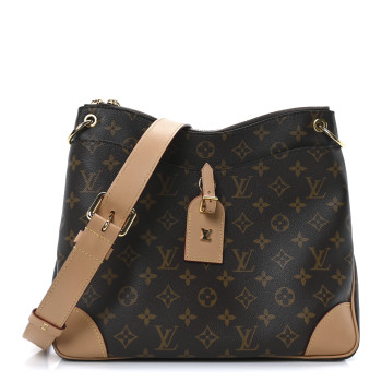 LOUIS VUITTON Monogram Odeon MM Natural