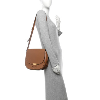 CELINE Supersoft Calfskin Medium Trotteur Caramel